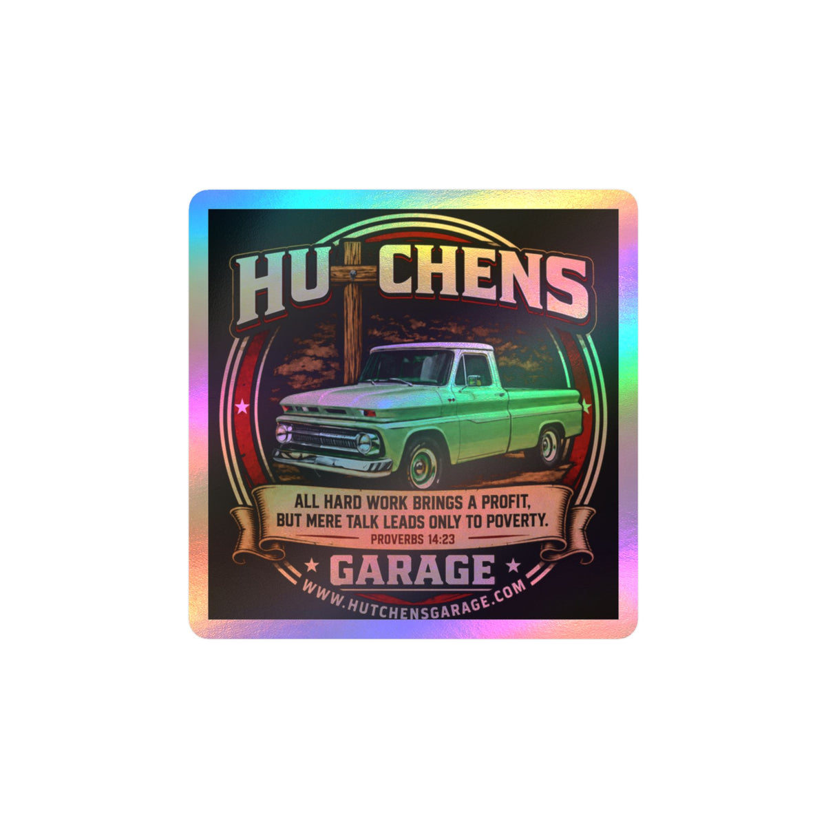 Hutchens Garage Vinyl Decals