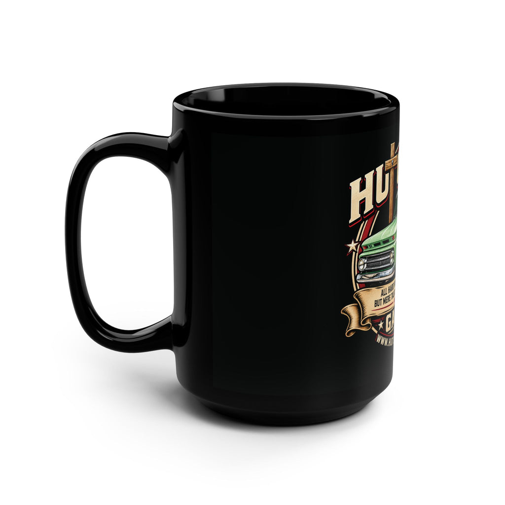 Hutchens garage Black Mug, 15oz