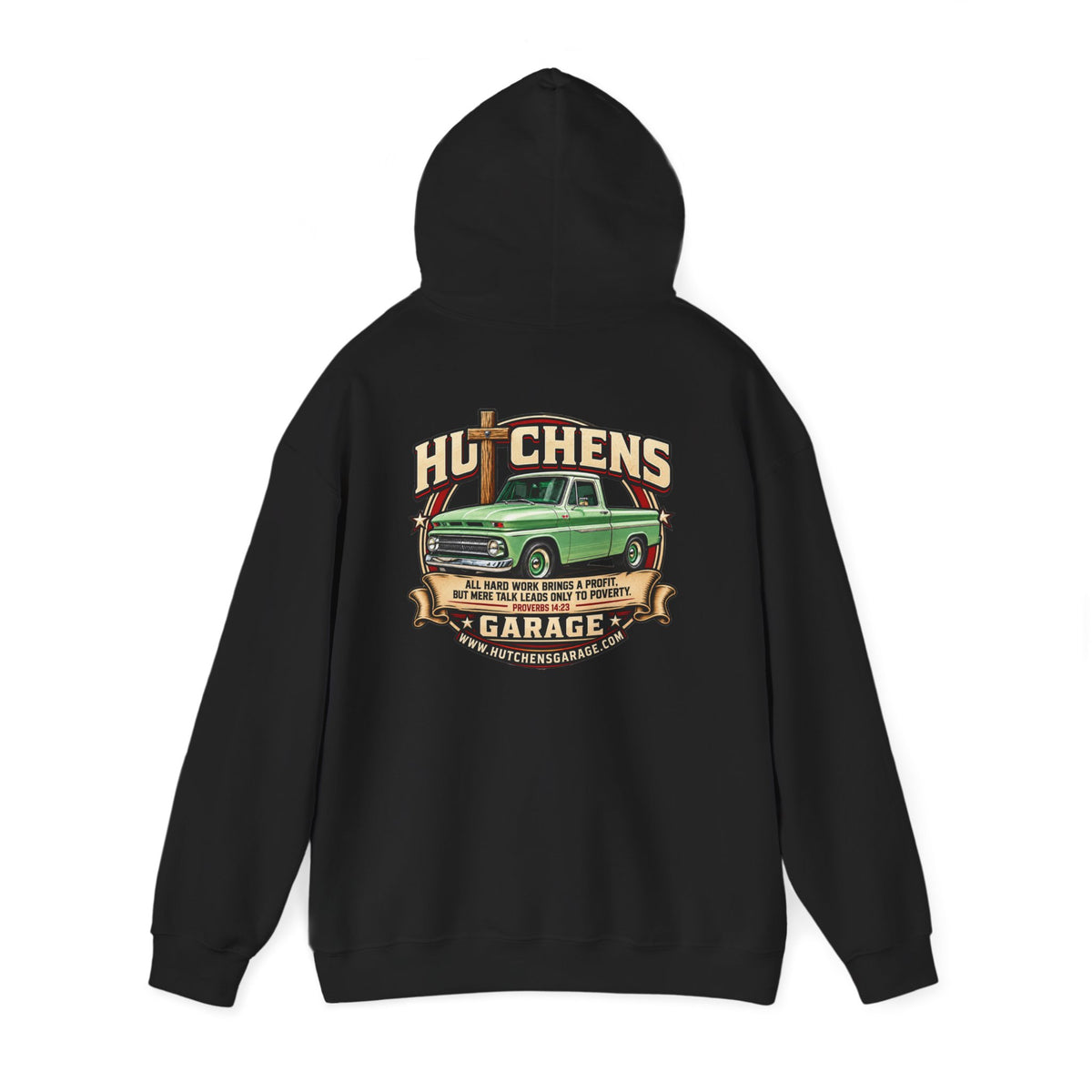 Hutchens Garage Classic Car Heavy Blend™ Hooded Sweatshirt