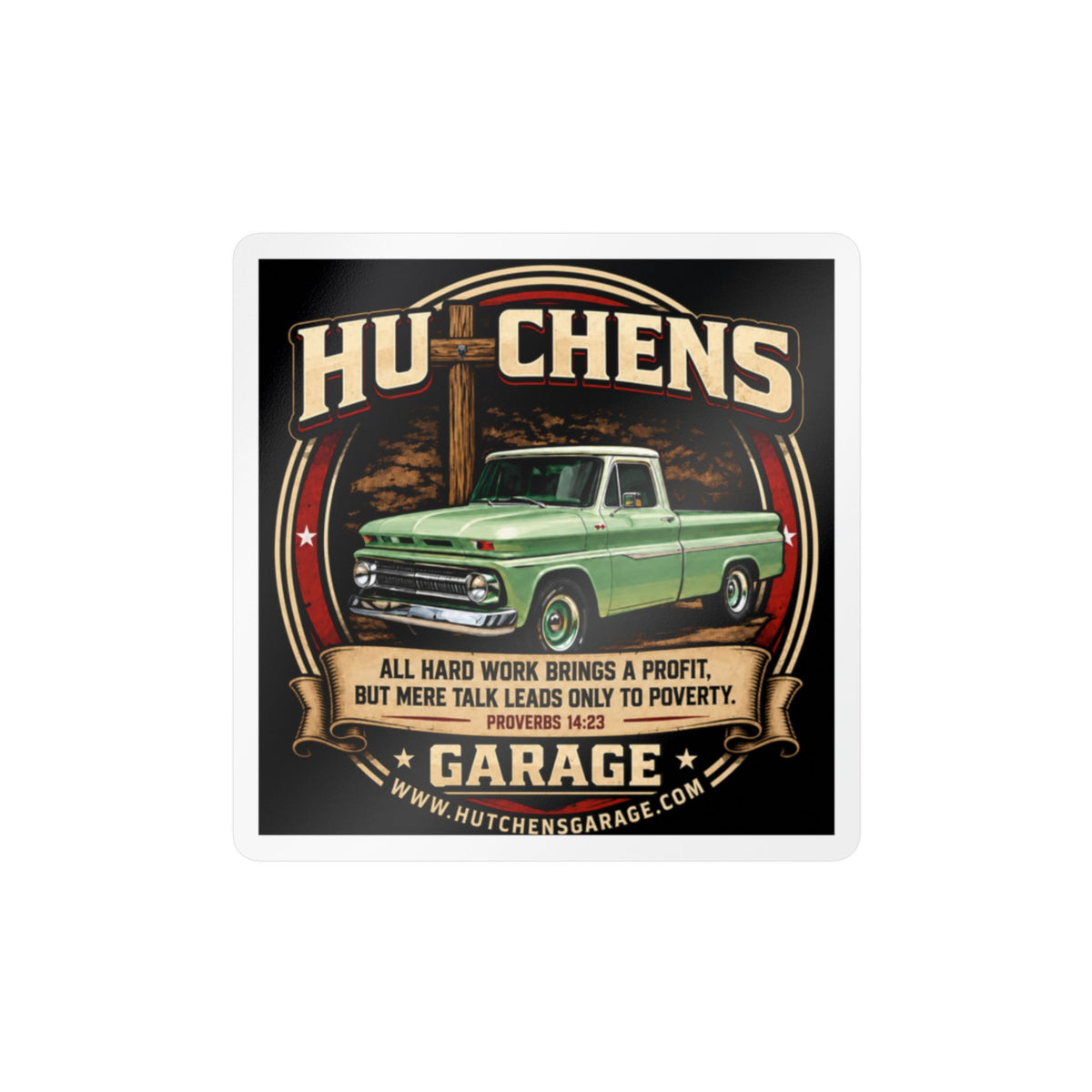 Hutchens Garage Vinyl Decals