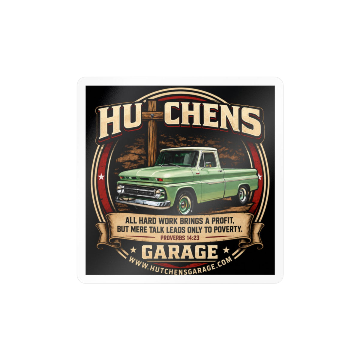 Hutchens Garage Vinyl Decals