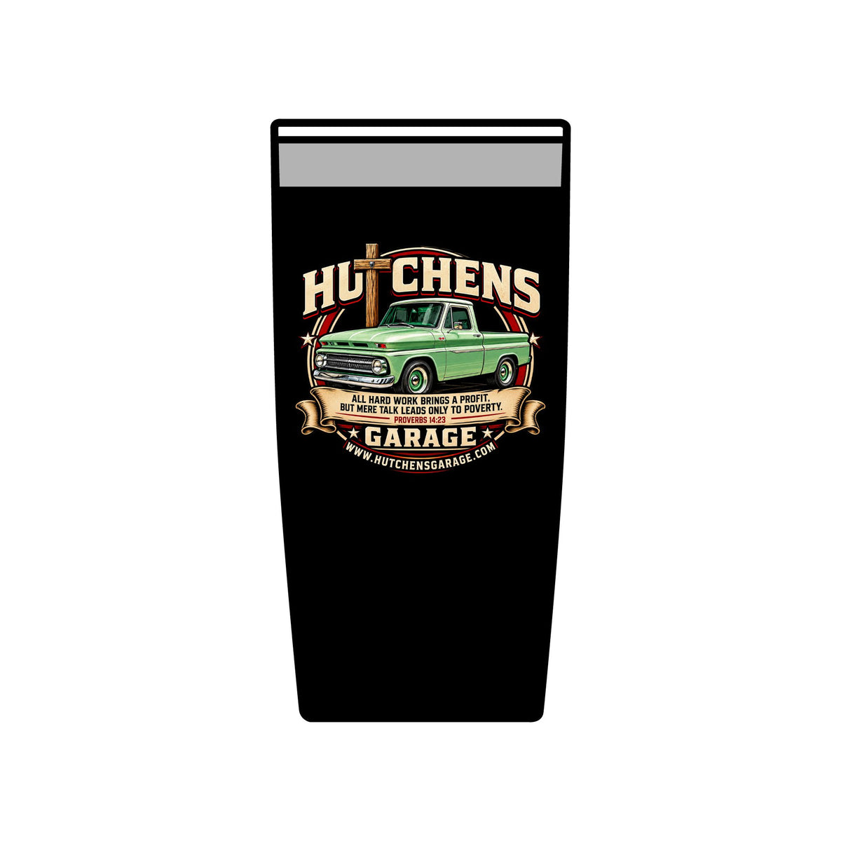 Hutchens Garage Insulated Tumbler, 20oz