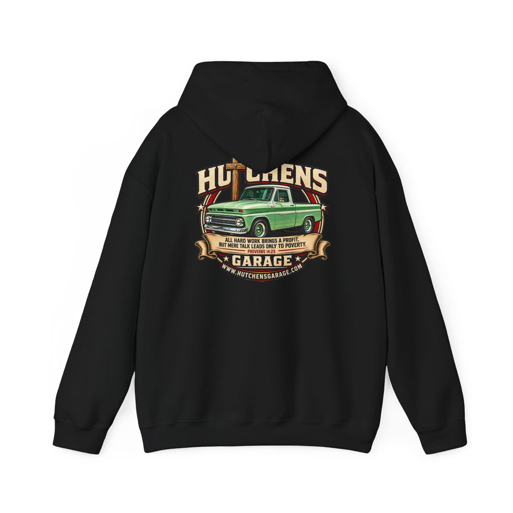 Hutchens Garage Classic Car Heavy Blend™ Hooded Sweatshirt