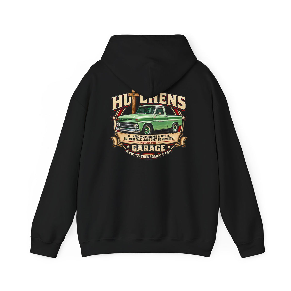 Hutchens Garage Classic Car Heavy Blend™ Hooded Sweatshirt